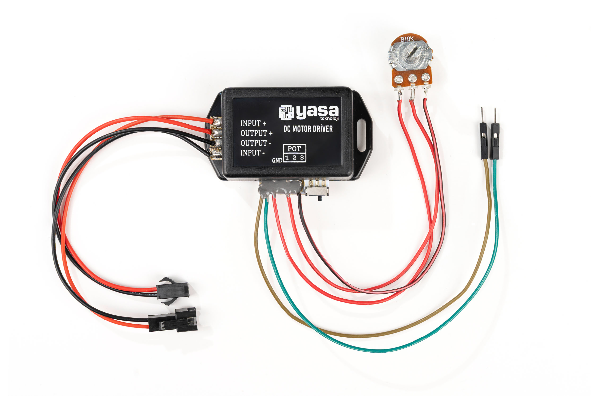 PWM / POT DC Motor Sürücü - ana görünüm