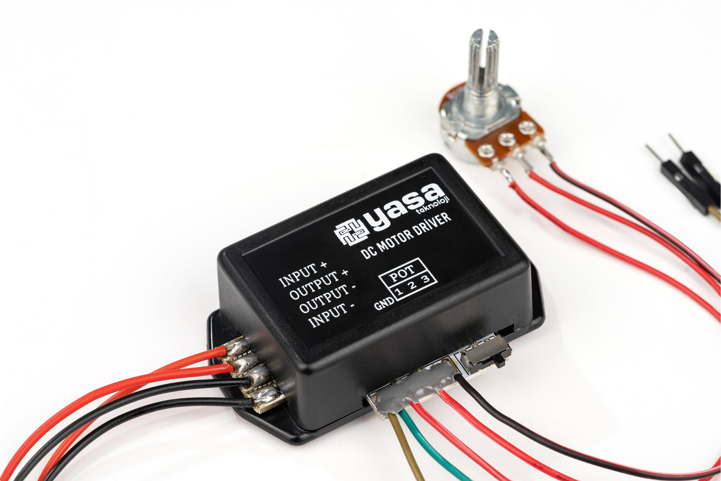 PWM / POT DC Motor Sürücü - görünüm 2